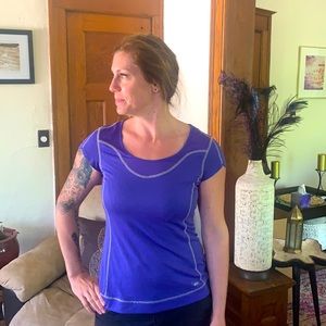 Dry Wick Athletic Top in Stunning Purple Color